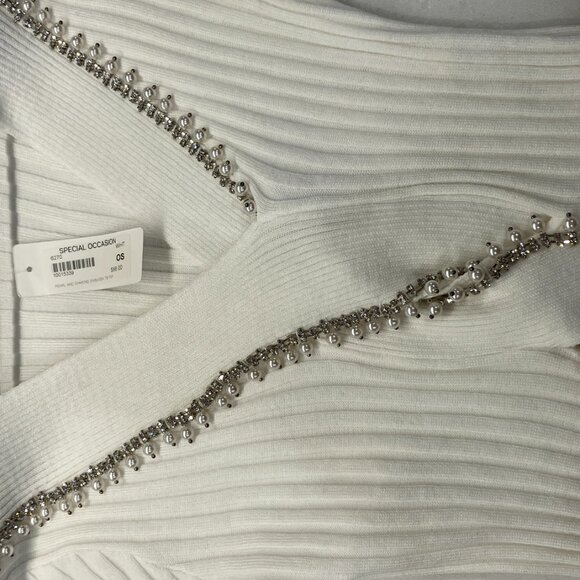 Pearl and Diamond White Sweater Top - Picture 4 of 8